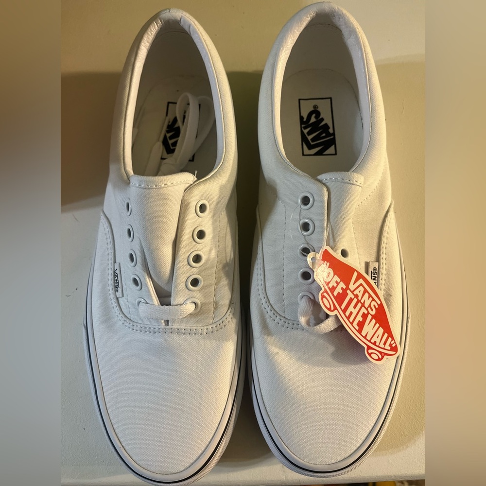 Brand new white vans. Men or women